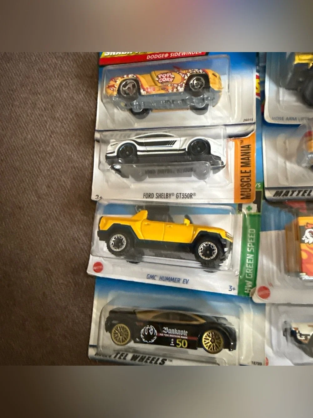 Hot Wheels Mixed Lot of 11 Cars Trucks New On Cards Sealed